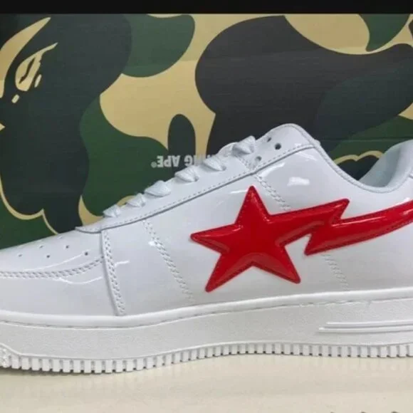 A Bathing Ape Bape Sta Low Shark White All BRAND NEW DIFFERENT SIZES US 9